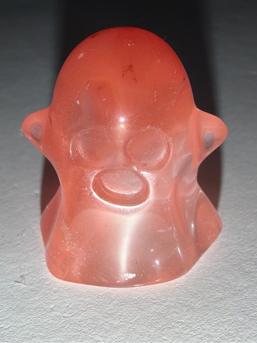 Cherry Quartz Mini Ghost Figure